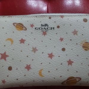 NWT Coach Universe Zip Corner Wristlet